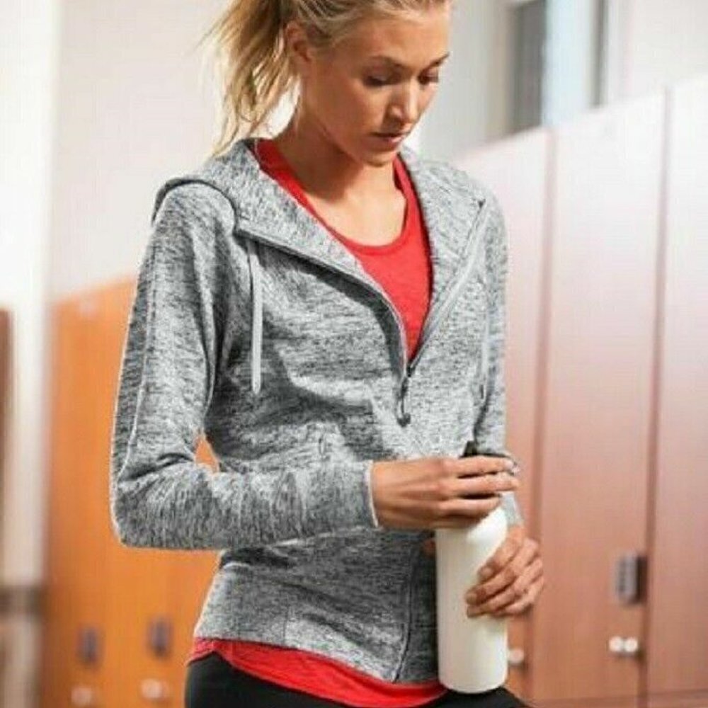 Athleta ZipTech zip up hoodie sweatshirt size XS